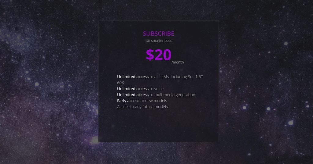 Chub AI Pricing