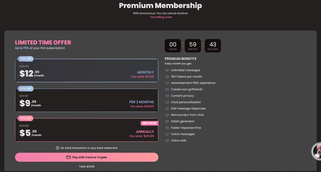 eHentai AI Pricing