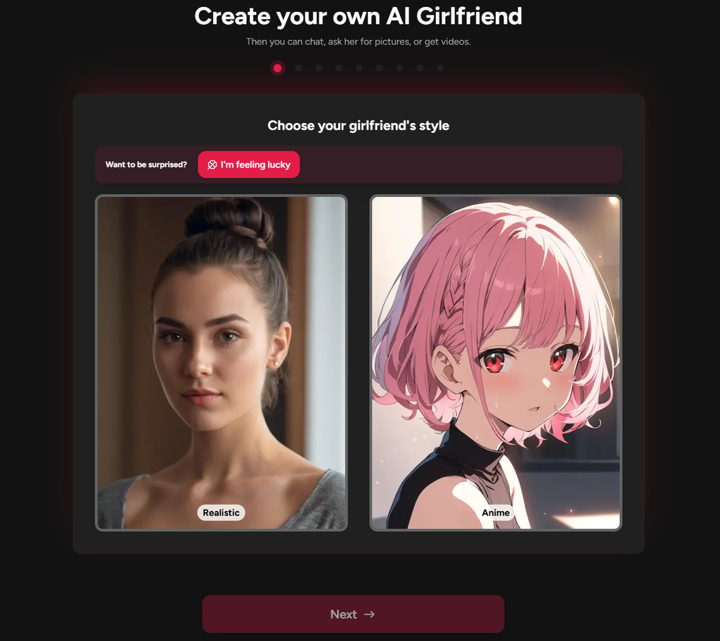 FantasyGF Character creation